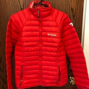 Columbia Titanium Omni-Heat Down Jacket Women’s Small (800 Fill) - Red